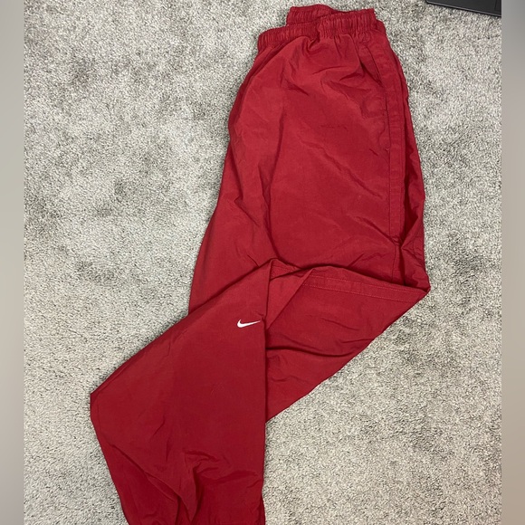 Vintage red silver tab‎ nike trackpants
